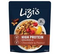 Lizi's High Protein Chocolate & Peanut Granola 350g
