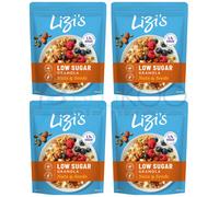 Lizi's Low Sugar Granola Ready-to-Eat Breakfast Cereal - 400g (Pack of 4)