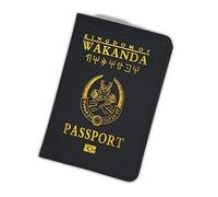 LizMatech Marvelous Wakanda, Asgard, Hydra Travel Passport Holder Wallet case Cover Marvelous (Wakanda 4)