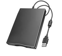 Lizoak Portable Floppy Disk Drive 3.5 Inch USB External Floppy Disk Reader 1.44MB Floppy Drive for Windows 98SE/ME/2000/XP/Vista/7/8/OS 8.6 or Above, Plug and Play