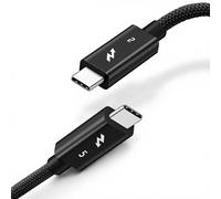 Lizoak USB C to USB C Cable 0.5m, Thunderbolt 5 Cable, 240W USB 5, 80Gbps Data, 8K@60Hz, USB C Display Cable Compatible for Thunderbolt 5/4/3, Phone, Pad, Tablet, Monitor