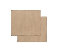 2 Pack Dish Drying Mat Microfibre Supfer Soft Extra Absorbent Non-Slip Kitchen Dish Drying Draining Mats for Kitchen Counter (Brown)