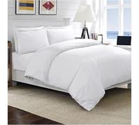 LIZZIE JACOBS 200 Thread Count 100% Cotton Hotel Quality Super Soft Oxford Pillowcases (White, Oxford Pillowcase Pair)