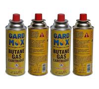 LIZZIE JACOBS Butane Gas Canisters Suitable for Catering Camping Cooking Heating Outdoor Gas Canister for Portable Cooker Stove Blowtorch Bbq Grill Weed Burner Heater EN417 Bottle Cartridge (4 Butane