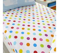 LIZZIE JACOBS New Children Designs Luxurious Printed Kids Boys Girls Matching Fitted Sheet Set (Single Fitted Sheet Set, Sunny Rainbow)