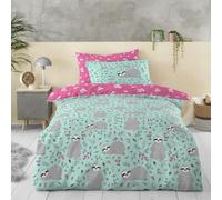 LIZZIE JACOBS New Children Designs Quilt Cover Sets Luxurious Printed Kids Boys Girls Duvet Cover Sets Reversible Bedding Sets (Sleepy Sloth, Single Duvet Set)