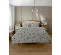 LIZZIE JACOBS New Christmas Duvet Cover Sets Festive Season Bed Linen Easy Care Soft Xmas Quilt Covers Bedding Set With Pillowcases (Snowy Reindeer LW, Single)