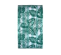 LIZZIE JACOBS New Cotton Rich Large Jumbo Size Beach Towels Super Soft Absorbent Lightweight Quick Drying Pool Towel for Swimming Sports Gym Holidays Camping Oversize Beach Towels (Tropical Green)
