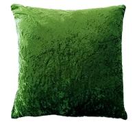 LIZZIE JACOBS New Crushed Velvet Super Soft Luxury Stylish Cushion Covers Crushed Velvet Material Shiny Glittery Cushion Covers 43x43cms Size (Emerald Green)