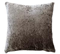LIZZIE JACOBS New Crushed Velvet Super Soft Luxury Stylish Cushion Covers Crushed Velvet Material Shiny Glittery Cushion Covers 43x43cms Size (Grey)
