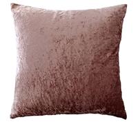 LIZZIE JACOBS New Crushed Velvet Super Soft Luxury Stylish Cushion Covers Crushed Velvet Material Shiny Glittery Cushion Covers 43x43cms Size (Blush Pink)