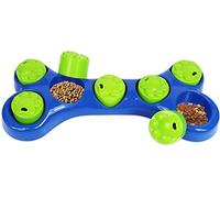 LIZZIE JACOBS New Dog Puzzle Feeder Toy Find The Treat 7pcs Set For Dogs Cats Hide and Seek Fun Interactive Game for Your Dog Puppy Treat Dispenser Feeding Dog Training Game to Improve IQ