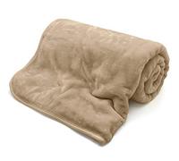 LIZZIE JACOBS New Faux Fur Fleece Throws Luxurious Super Soft Warm Cosy Sofa Settee Bed Mink Throws Blankets For Kids and Adults (Mink, Double -150x200cm)
