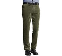 LIZZIE JACOBS New Mens Comfort Stretch Corduroy Trousers Straight Leg Regular Fit Pure Cotton Super Soft Trousers Casual Home Business Office Work Smart Pants, 40W / 27L