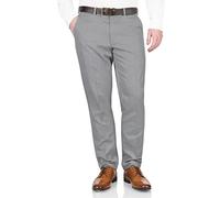 LIZZIE JACOBS New Mens Formal Trousers Business Office Work Smart Dress Pants Straight Leg Flat Front Regular Fit Everpress Casual Home Pants (as8, Waist_Inseam, Numeric_42, Numeric_31, Silver)