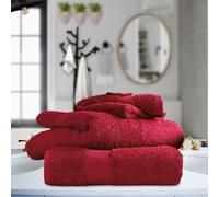 LIZZIE JACOBS New Miami 100% Egyptian Cotton Towels 700 GSM Luxury Extra Thick Super Soft Highly Absorbent Towels/Bath Sheets (Wine, Hand Towel)