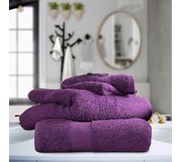 LIZZIE JACOBS New Miami 100% Egyptian Cotton Towels 700 GSM Luxury Extra Thick Super Soft Highly Absorbent Towels/Bath Sheets (Purple, Bath Sheet)