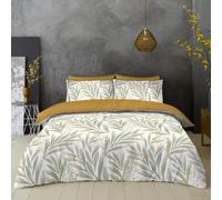 LIZZIE JACOBS New Microfibre Printed Duvet Cover Sets Reversible Soft Easy Care Quilt Covers Bedding Set With Pillowcases (Carey, King)