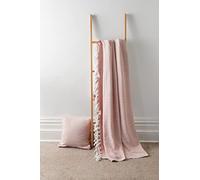 LIZZIE JACOBS New Regal Luxurious Throws Super Soft Warm Cosy Sofa Bed Settee Chair Travel Camping Stylish Blankets (Single - 127x152cm, Pink)