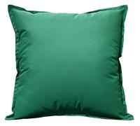 LIZZIE JACOBS New Waterproof Garden Cushion Covers Furniture Outdoor Indoor Seats Patio Living Room Cushion Covers (60 x 60 cm (24"x24"), Dark Green)