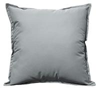 LIZZIE JACOBS New Waterproof Garden Cushion Covers Furniture Outdoor Indoor Seats Patio Living Room Cushion Covers (60 x 60 cm (24"x24"), Silver)