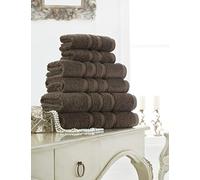 LIZZIE JACOBS New Zero Twist 100% Egyptian Cotton Towels 600 GSM Luxury Extra Thick Super Soft Highly Absorbent Quick Dry Towels/Bath Sheets (Cocoa, Bath Towel)