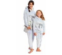 LIZZIE JACOBS Sloth Pyjama Sets Super Soft Comfy Teddy Fleece Women Ladies PJ's Snuggle Warm Cosy Lounge Wear Fluffy Pyjama Set (UK, Alpha, L, Regular, Regular, Sloth)