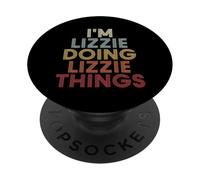Lizzie Name Lizzie Personalized Name First Given PopSockets Adhesive PopGrip