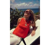 Lizzie Sweater Top by free-est at Free People in Cherry Tomato, Size: Large - female