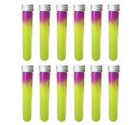 Lizzy 12pc Test Tube Slime Multicolour Assorted Design| Party Favours -Non-Sticky, Putty Toys Mess-Free, Stress Relief, Slime Kits for Girls and Boys-slime Christmas party bag fillers