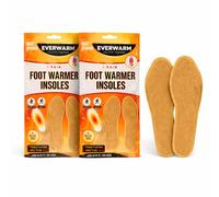 Lizzy 2 Pair Foot Warmer Insoles | Ready-to-Use Heat on Demand | Up to 8 Hours Warmth | Disposable Shoe Inserts | for commuters, walkers, skiers, spectators, outdoor workers (Large)