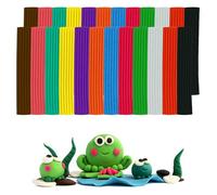 Lizzy 2 x 12 Colour Molding Clay for Kids Each Colour 6 Strips Multicolour Nontoxic Creative Art Crafts for Adults, Messy Play, Kids Activity Packs, Gifts (2)