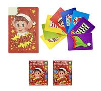 Lizzy 2 x Christmas Snap Card Game | Kids Memory Pair Game Xmas Snap Cards Stocking Filler Christmas Eve Box Party Favours Loot Bag Fillers Lucky Dip for Boys and Girls