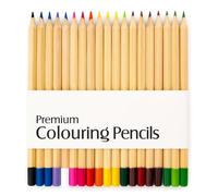 Lizzy 20 Pack Premium Colouring Pencils for Kids - Evolution Vivid Colouring Pencils - Extra Strong, Easy to Sharpen, Bright Colours - Art & School Supplies - Ideal for Drawing & Sketching (02 Pack)