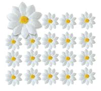 Lizzy 20pk Easter White Daisies,Daisy Artificial DIY Flower Decorations for Home Wedding Party Bonnet Craft Craft Accessories