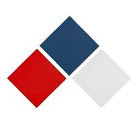 Lizzy 3 x Plain Multifunctional Bandana's (Red, Navy Blue, White) Headwear Neckwear Cowboy Scarf | Mens Womens Multipack Men Hair Pirate Bandana
