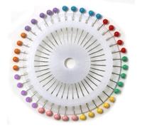 Lizzy 40pc Berry Pins Pear Head Berry Straight Pins for DIY, Sewing, Crafts, Dressmaking, Flower Decoration, Christmas, Wedding, Hijab Pins, Hat Pins