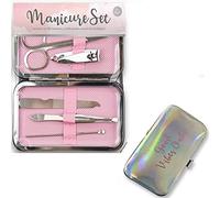 Lizzy 5pc Manicure Set | Nail Grooming Kit For Thick Nails Cuticle Remover Toe Nail For Travel Office Home Kit Set