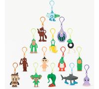 Lizzy 6 x Brain Rot Clip-On Figures | 15 Assorted Trendy Designs | Collectible Clip-On Keychain Toys for Bags, Zips & Keys | Fun Impulse Gifts for Kids & Teens | Party Favours & Stocking Fillers (6)
