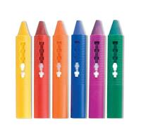 Lizzy 6pc Baby Non Toxic Bath Crayons | Draw, Scribble Make Bath Time Fun Education Fun Toy Easy Washable Wipe Clean Develop Creativity And Imagination
