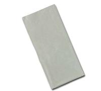 Lizzy 6pk Tissue Paper | 50 x 70cm Solid Colour Crepe Paper Sheets | Perfect for Gift Wrapping, Art and Craft Tissue Paper (Silver)