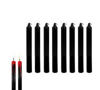 Lizzy 8pk Halloween Bleeding Tapered Candles | Nightwalker Halloween Decoration Candles, Nightshade Unscented Smokeless Candles for Spooky Decor, Gothic Ritual
