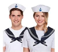 Lizzy ADULT SAILORS SET Navy Military Captain Ladies Men Fancy Dress Costume H09819 UK