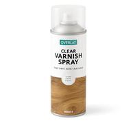 Lizzy Auto Spray Paint Clear Varnish Matte Finish 400ml | Fast Drying Protective Top Coat for Wood, Metal, Plastic & DIY Projects | UV Resistant, Durable Seal, Indoor & Outdoor Use (400ml (Pack of 1))