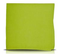 Lizzy | Bandana | 55 x 55 cm, Light Green, 100% Cotton | Breathable, Soft, Plain Design, Multipurpose Wear | Unisex Headwear for Everyday Use