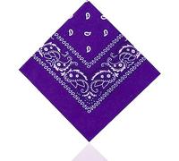 Lizzy | Bandana Multipack | 100% Cotton, Paisley Print, 55 x 55 cm, Lilac | Unisex, Breathable, Versatile for Head, Neck or Face | Fashion Accessory for Men & Women