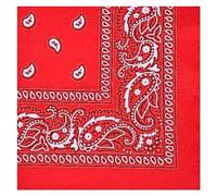 Lizzy | Bandana Multipack | 55x55cm, Red, 100% Cotton | Paisley Print, Breathable, Soft, Unisex Fit | Versatile Headwear for Men & Women, Neck Scarf, Cycling, Festivals
