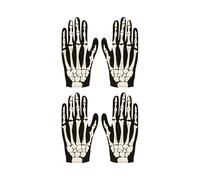 Lizzy Children’s Skeleton Gloves | One Size Fits Most Kids | Lightweight Fancy Dress Accessory for Halloween, Cosplay, School Plays, Parties & Trick-or-Treat Costumes (2)