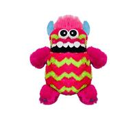 Lizzy Children's Kids Worry Monster 35cm | Soft Plush Toy With Zip Up Mouth Eats Worry Notes Sleep Companion Fluffy Fur With Troll Hair Soft Cuddly Toy For Kids (Pink And Green)