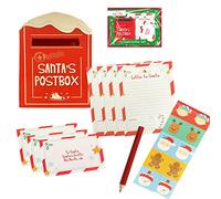 Lizzy Christmas Santa Letter Set | Ideal for Wish Lists, Gift List, Santa Greeting Messages for Friends & Family
